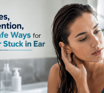 Water stuck in ear