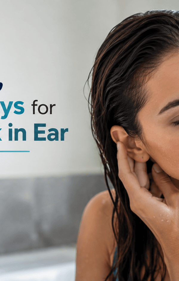 Water stuck in ear