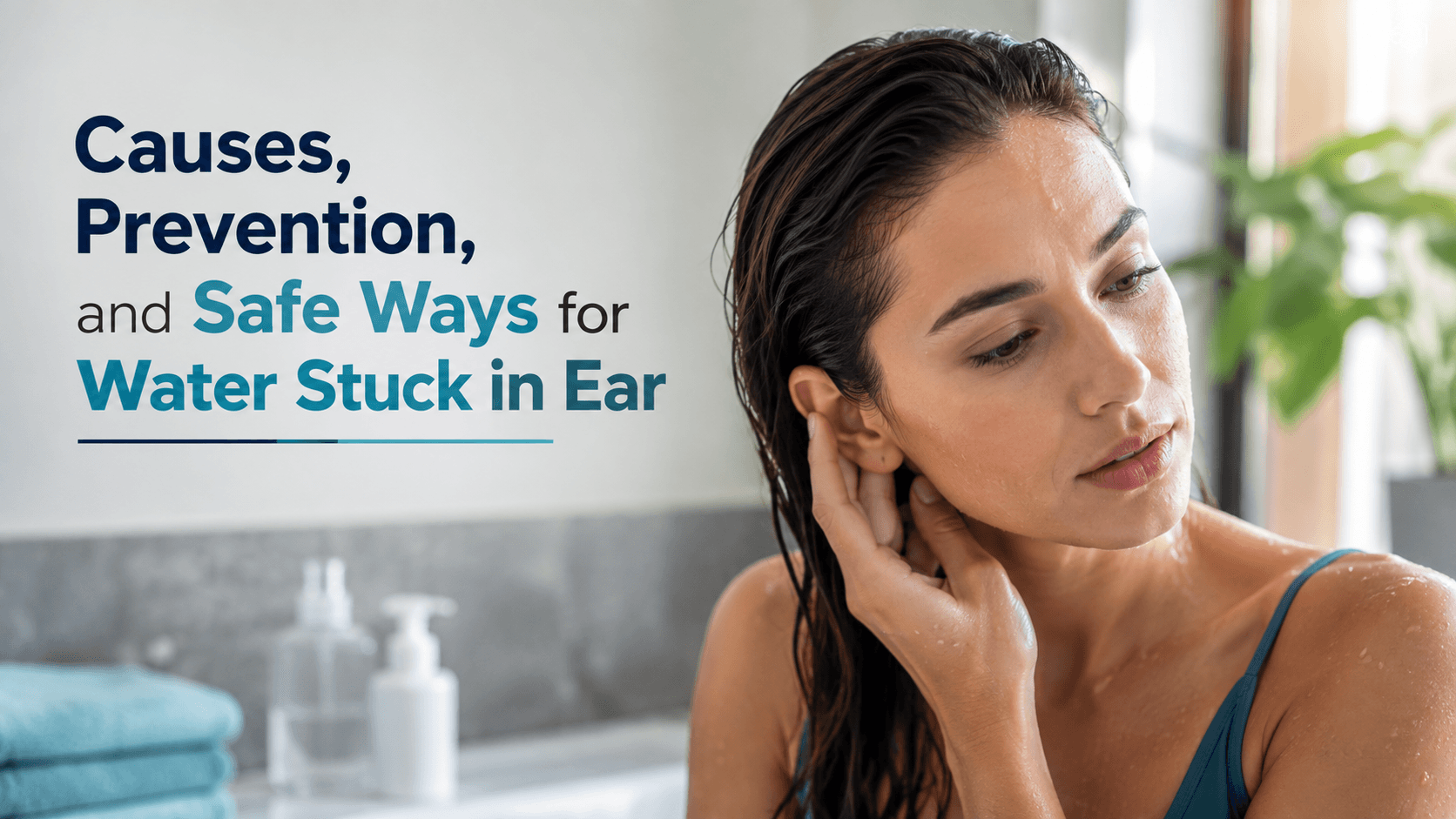 Water stuck in ear
